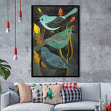 Three Little Birds Framed Art Prints Wall Decor - Art Prints, Framed Picture,For Sale, Ready to hang