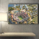 Tiaa Bank Field, Jacksonville Jaguars Stadium, American Football Canvas Prints Wall Art - Painting Canvas, Wall Decor, Fan Gift,Art Prints