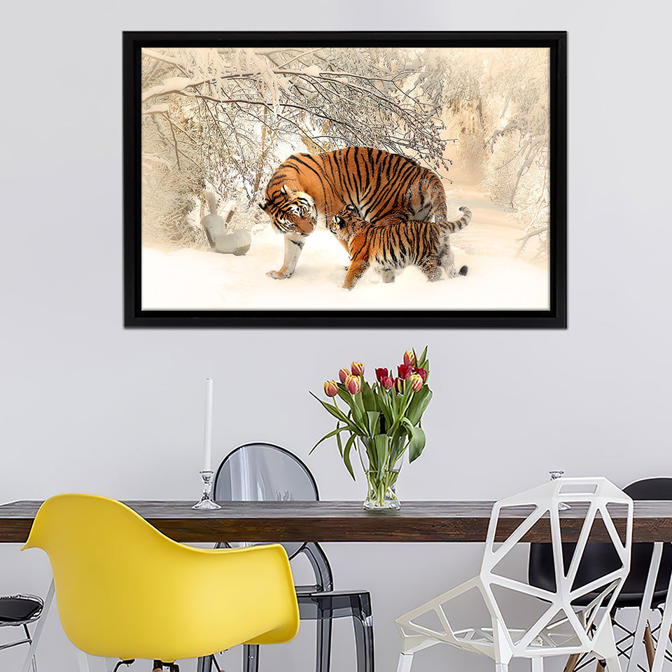 Tiger Cub Canvas Wall Art - Painting Canvas, Canvas Prints, Painting Art, Prints for Sale