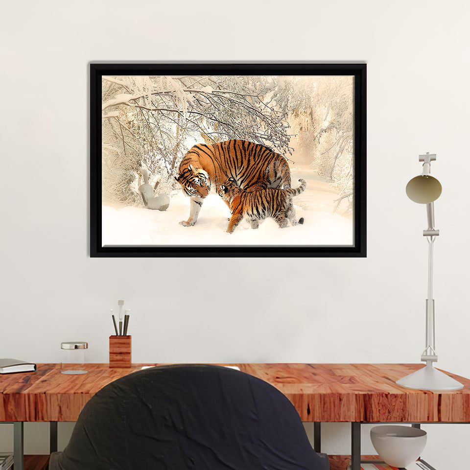 Tiger Cub Canvas Wall Art - Painting Canvas, Canvas Prints, Painting Art, Prints for Sale