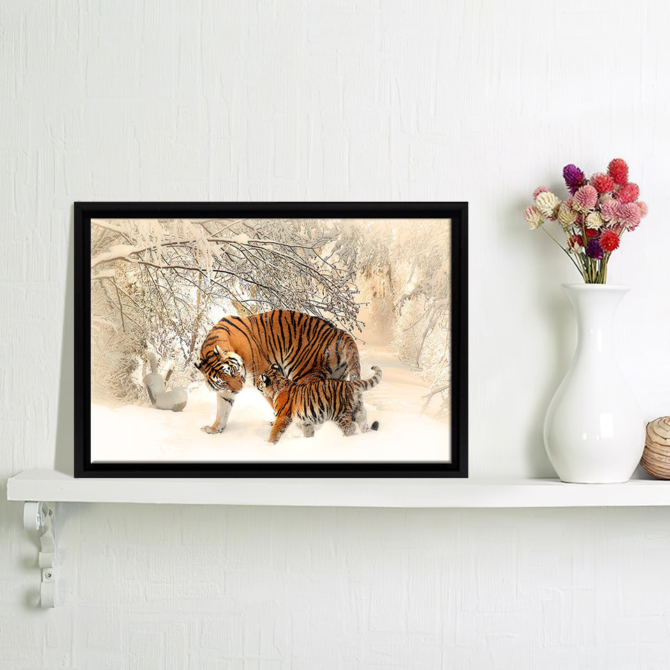 Tiger Cub Canvas Wall Art - Painting Canvas, Canvas Prints, Painting Art, Prints for Sale