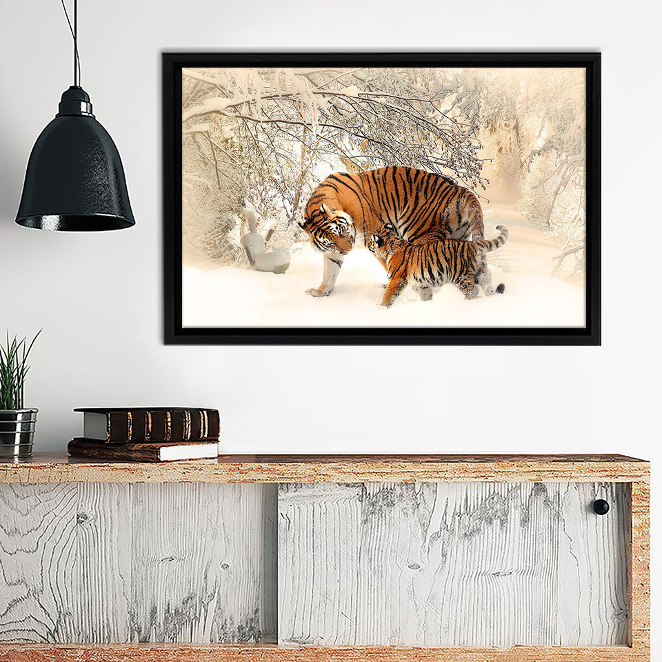 Tiger Cub Canvas Wall Art - Painting Canvas, Canvas Prints, Painting Art, Prints for Sale