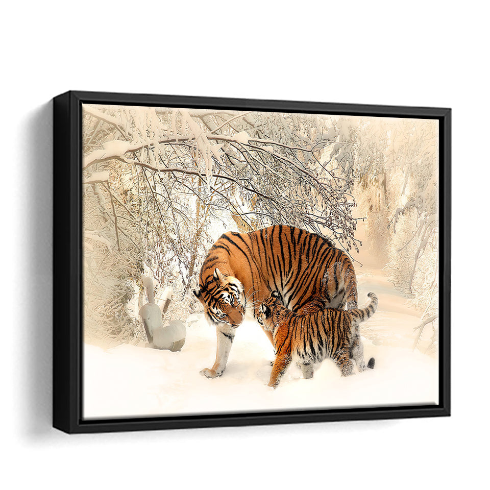 Tiger Cub Canvas Wall Art - Painting Canvas, Canvas Prints, Painting Art, Prints for Sale