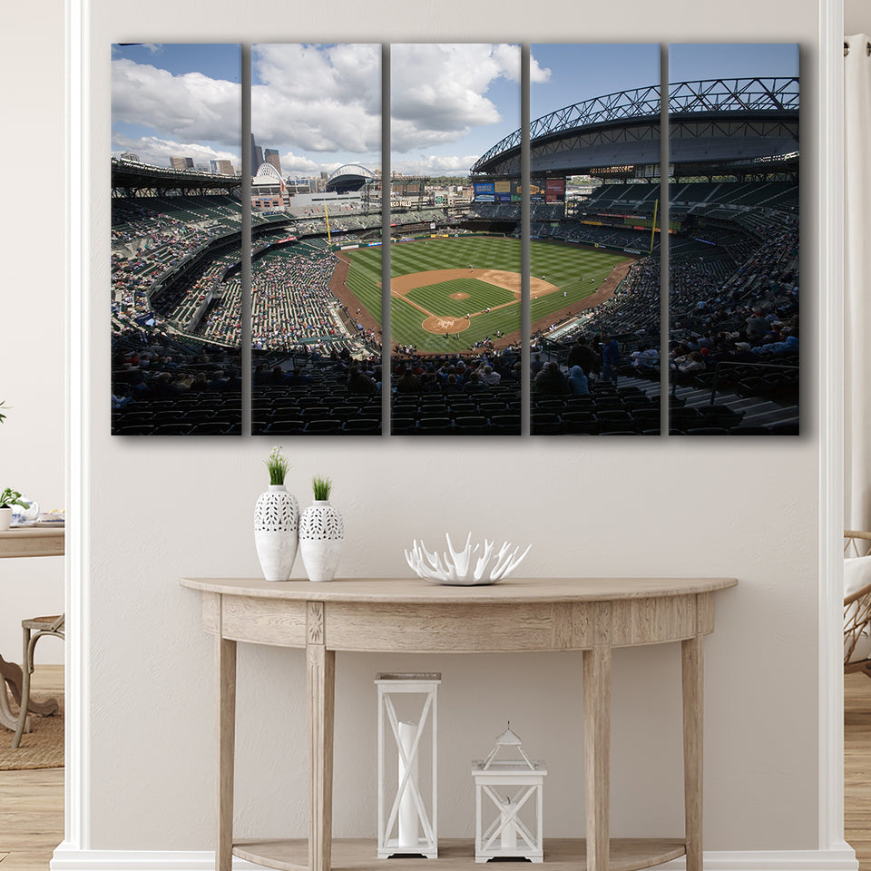 T Mobile Park, Stadium Canvas, Sport Art, Gift for him, Multi Panels B, Canvas Prints Wall Art Decor