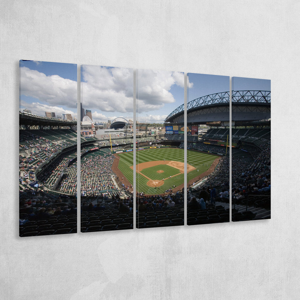 T Mobile Park, Stadium Canvas, Sport Art, Gift for him, Multi Panels B, Canvas Prints Wall Art Decor