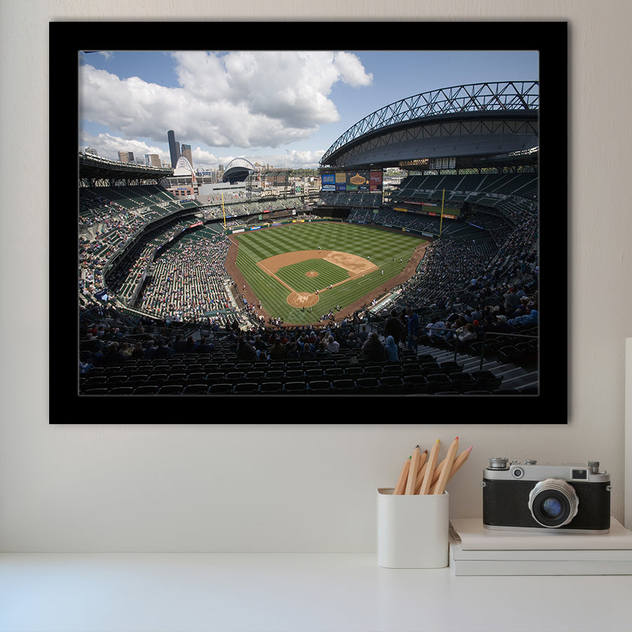 T Mobile Park, Stadium Canvas, Sport Art, Gift for him, Framed Art Prints Wall Art Decor, Framed Picture