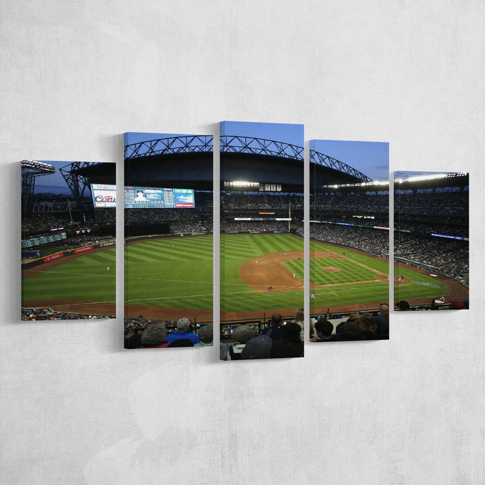 T Mobile Park Stadium, Stadium Canvas, Sport Art, Large Canvas, Multi Panels, Canvas Prints Wall Art Decor