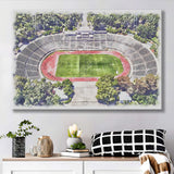Taca de Portugal Estadio Nacional Stadium Watercolor, Sport Art Prints Fan Gift, Canvas Prints Wall Art Decor
