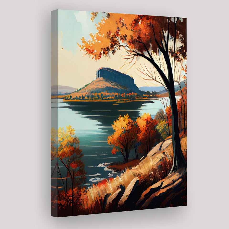 Table Rock Lake Arkansas Retro Art Print ,City Art Print, Large Canvas, Canvas Print Wall Art Home Decor