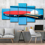 Table Tennis, Ping Pong Canvas Art Multi Panels,Canvas Prints Wall Art Home Decor