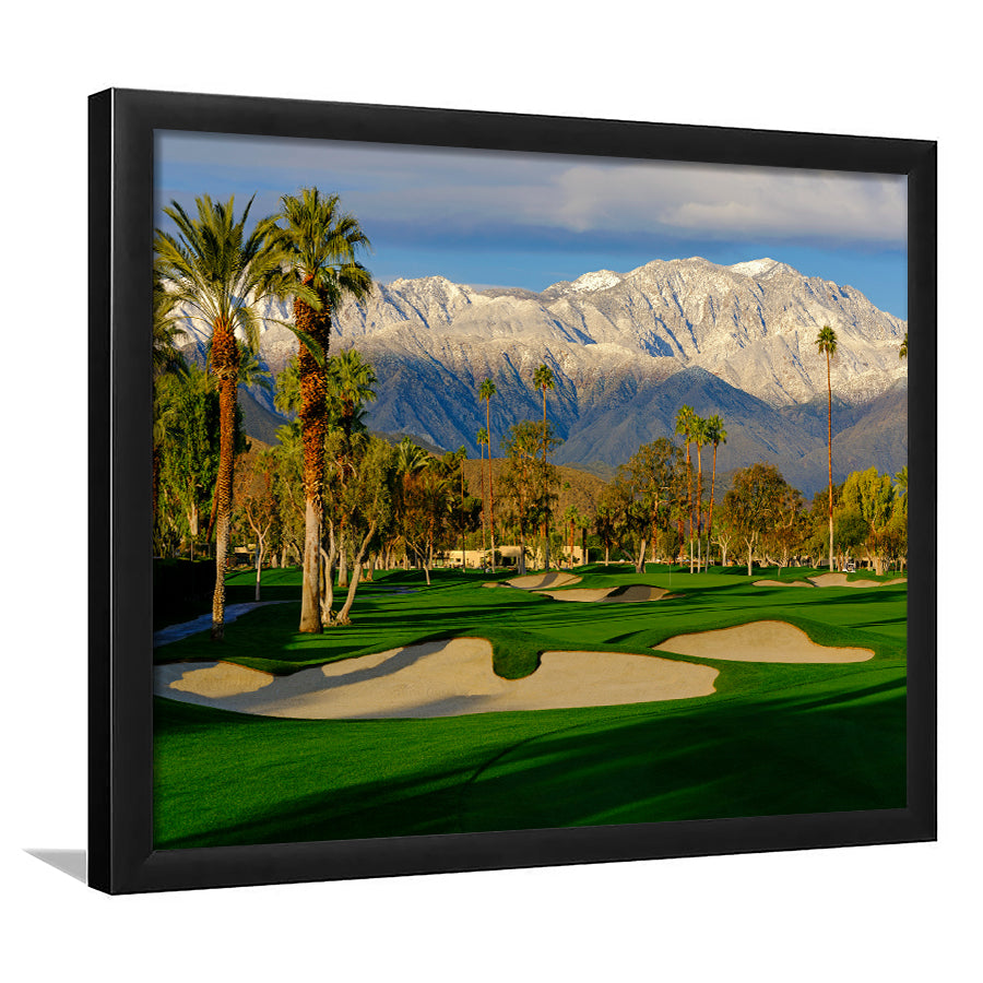 Tamarisk Country Club Hole 17, Rancho Mirage, California, Golf Sport Print, Golf Lover, Framed Art Prints Home Decor