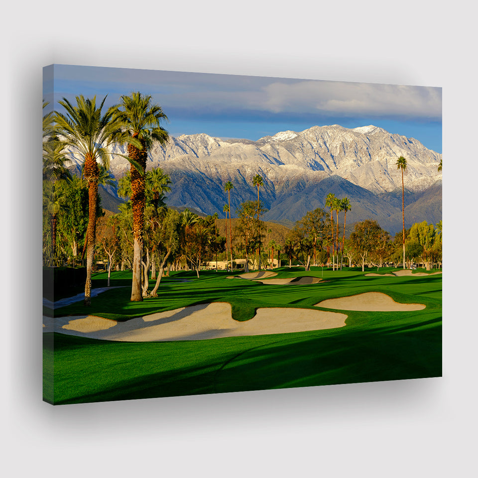 Tamarisk Country Club Hole 17, Rancho Mirage, California, Golf Art Print, Golf Lover, Canvas Prints Wall Art Decor