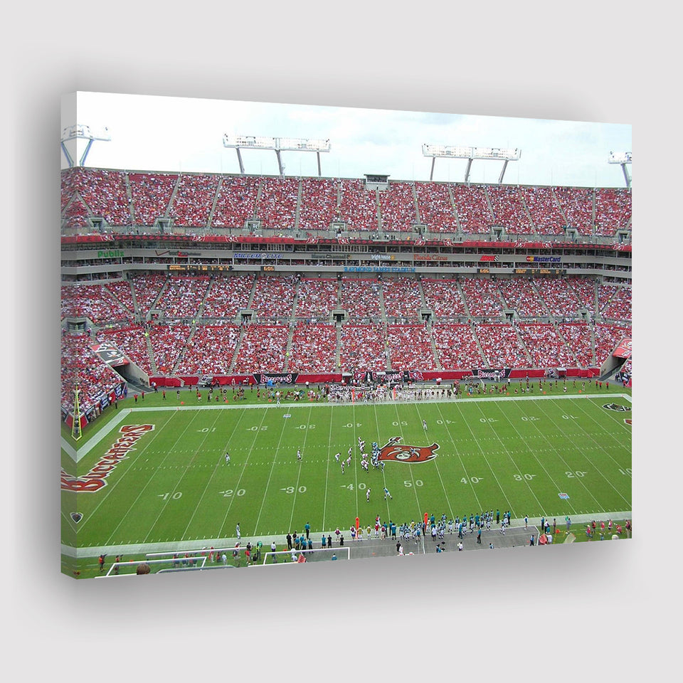 Tampa Bay Buccaneers Stadium Canvas Prints Raymond Stadium,Sport Stadium Art Prints, Fan Gift, Wall Decor