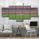 Tampa Bay Buccaneers Stadium Canvas Prints Raymond Stadium,Multi Panels,Sport Stadium Art Prints, Fan Gift