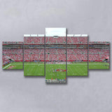 Tampa Bay Buccaneers Stadium Canvas Prints Raymond Stadium,Multi Panels,Sport Stadium Art Prints, Fan Gift