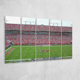 Tampa Bay Buccaneers Stadium Canvas Prints Raymond Stadium,Multi Panels B,Sport Stadium Art Prints, Fan Gift