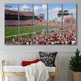 Tampa Bay Buccaneers Stadium Canvas Prints Stadium Wall Art,Multi Panels B,Sport Stadium Art Prints, Fan Gift