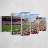 Tampa Bay Buccaneers Stadium Canvas Prints Stadium Wall Art,Multi Panels,Sport Stadium Art Prints, Fan Gift