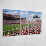 Tampa Bay Buccaneers Stadium Canvas Prints Stadium Wall Art,Multi Panels B,Sport Stadium Art Prints, Fan Gift