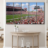 Tampa Bay Buccaneers Stadium Canvas Prints Stadium Wall Art,Multi Panels B,Sport Stadium Art Prints, Fan Gift