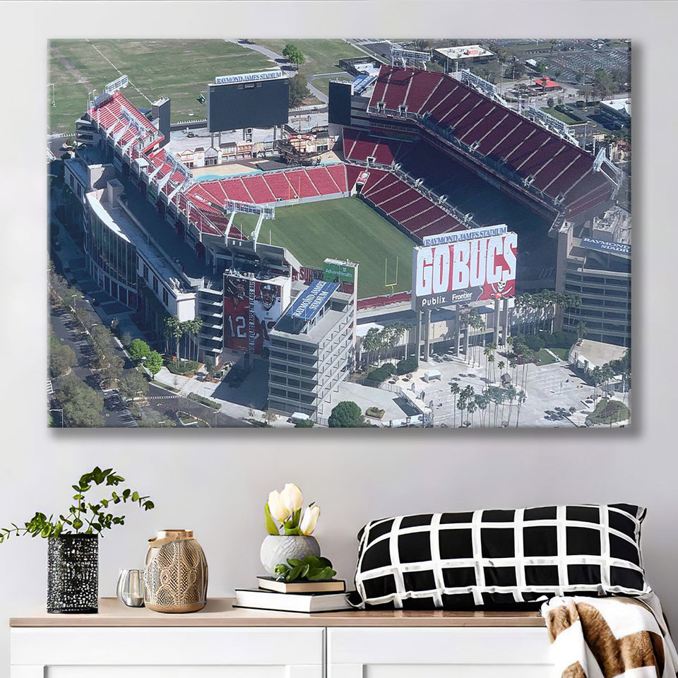 Tampa Bay Buccaneers Stadium Canvas Prints Stadium,Sport Stadium Art Prints, Fan Gift, Wall Decor