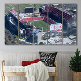 Tampa Bay Buccaneers Stadium Canvas Prints Stadium,Multi Panels B,Sport Stadium Art Prints, Fan Gift
