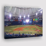 Tampa Bay Rays Wall Art Tropicana Field Stadium Canvas Prints,Sport Stadium Art Prints, Fan Gift, Wall Decor