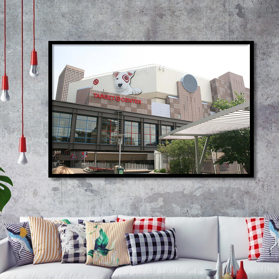 Target Center Stadium Art Prints Minnesota Timberwolves Wall Art,Sport Stadium Art Prints, Fan Gift, Wall Decor