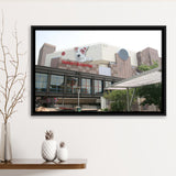 Target Center Stadium Framed Canvas Prints Minnesota Timberwolves Wall Art,Sport Stadium Art Prints, Fan Gift