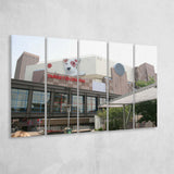 Target Center Stadium Canvas Prints Minnesota Timberwolves Wall Art,Multi Panels B,Sport Stadium Art Prints, Fan Gift