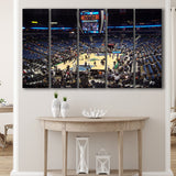 Target Center Wall Art Minnesota Timberwolves Stadium Canvas Prints Basketball,Multi Panels B,Sport Stadium Art Prints, Fan Gift