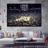 Target Center Wall Art Minnesota Timberwolves Stadium Framed Canvas Prints Basketball,Sport Stadium Art Prints, Fan Gift