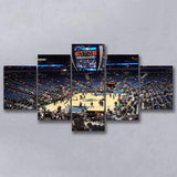 Target Center Wall Art Minnesota Timberwolves Stadium Canvas Prints Basketball,Multi Panels,Sport Stadium Art Prints, Fan Gift