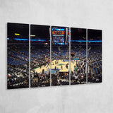Target Center Wall Art Minnesota Timberwolves Stadium Canvas Prints Basketball,Multi Panels B,Sport Stadium Art Prints, Fan Gift