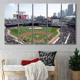 Target Field All Star, Stadium Canvas, Sport Art, Gift for him, Multi Panels B, Canvas Prints Wall Art Decor