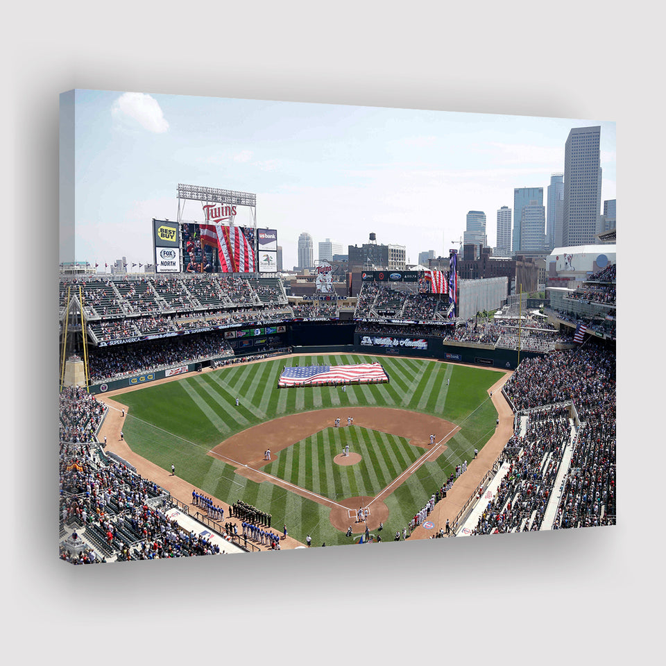 Target Field All Star, Stadium Canvas, Sport Art, Gift for him, Fan Gift, Canvas Prints Wall Art Decor