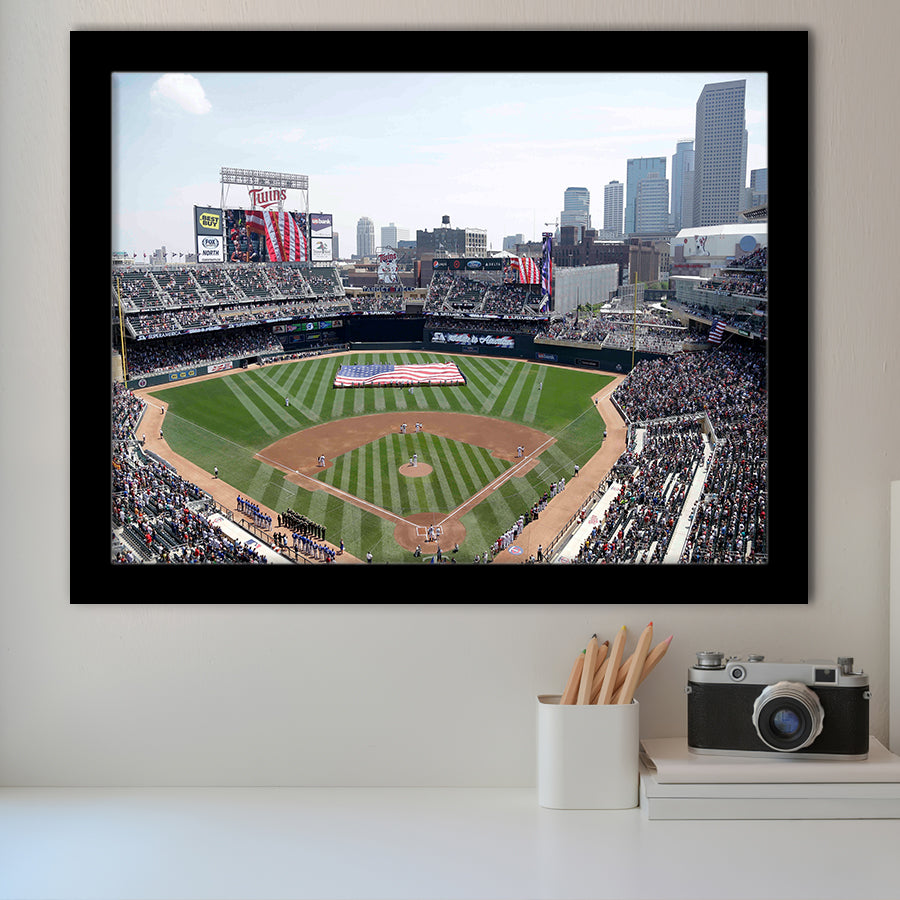 Target Field All Star, Stadium Canvas, Sport Art, Gift for him, Framed Art Prints Wall Art Decor, Framed Picture