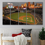 Target Field Minnesota, Stadium Canvas, Sport Art, Gift for him, Multi Panels B, Canvas Prints Wall Art Decor