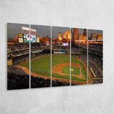 Target Field Minnesota, Stadium Canvas, Sport Art, Gift for him, Multi Panels B, Canvas Prints Wall Art Decor