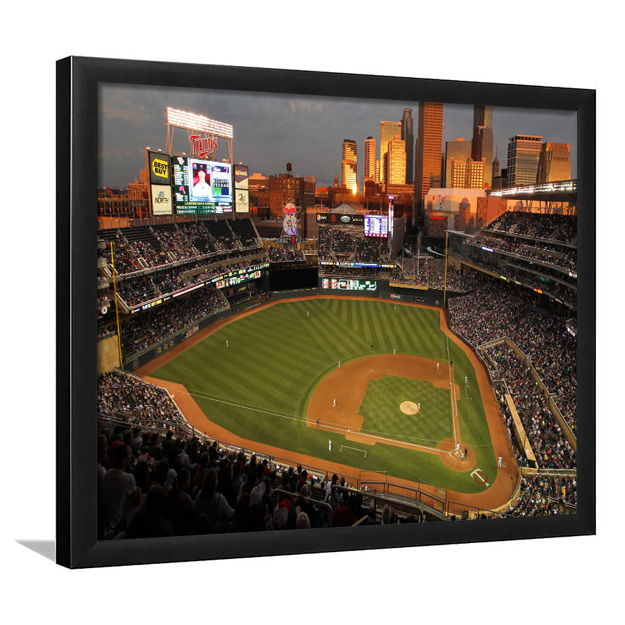 Target Field Minnesota, Stadium Canvas, Sport Art, Gift for him, Framed Art Prints Wall Art Decor, Framed Picture