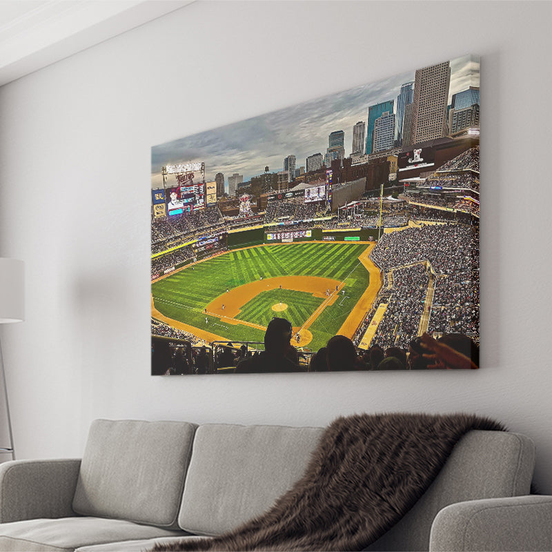 Target Field Wall Art Minnesota Twins Stadium Canvas Prints,Sport Stadium Art Prints, Fan Gift, Wall Decor