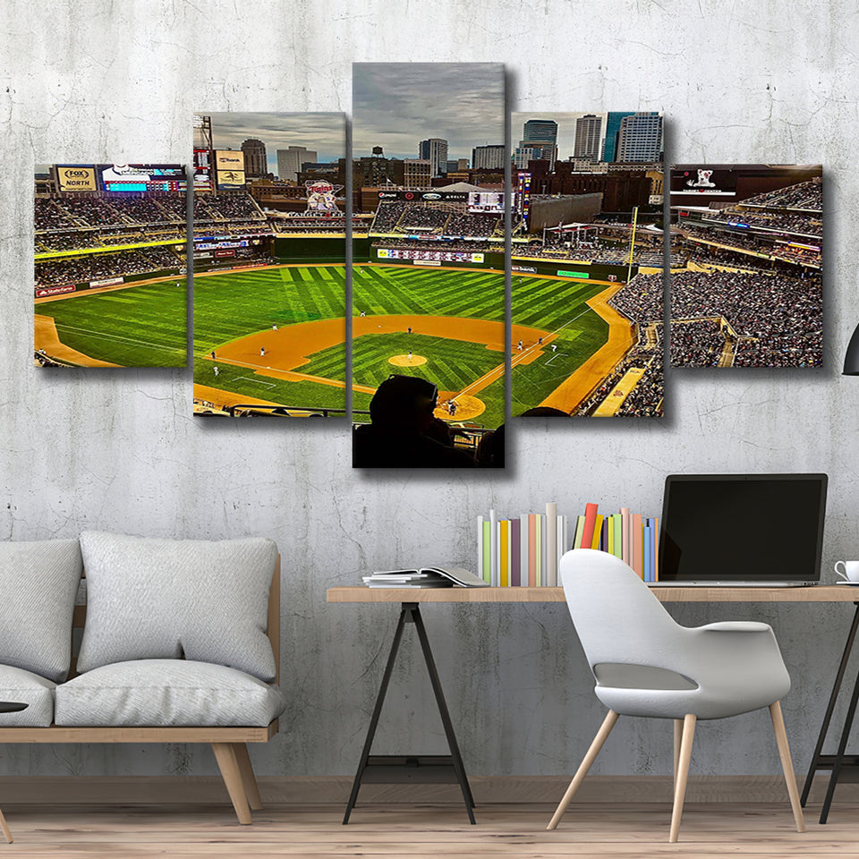 Target Field Wall Art Minnesota Twins Stadium Canvas Prints,Multi Panels,Sport Stadium Art Prints, Fan Gift