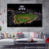 Target Field at Night Stadium Framed Canvas Prints Minnesota Twins Stadium,Sport Stadium Art Prints, Fan Gift