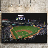 Target Field at Night Stadium Canvas Prints Minnesota Twins Stadium,Sport Stadium Art Prints, Fan Gift, Wall Decor