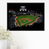 Target Field at Night Stadium Framed Canvas Prints Minnesota Twins Stadium,Sport Stadium Art Prints, Fan Gift
