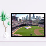 Target Field in Minneapolis, Stadium Canvas, Sport Art, Gift for him, Framed Art Prints Wall Art Decor, Framed Picture