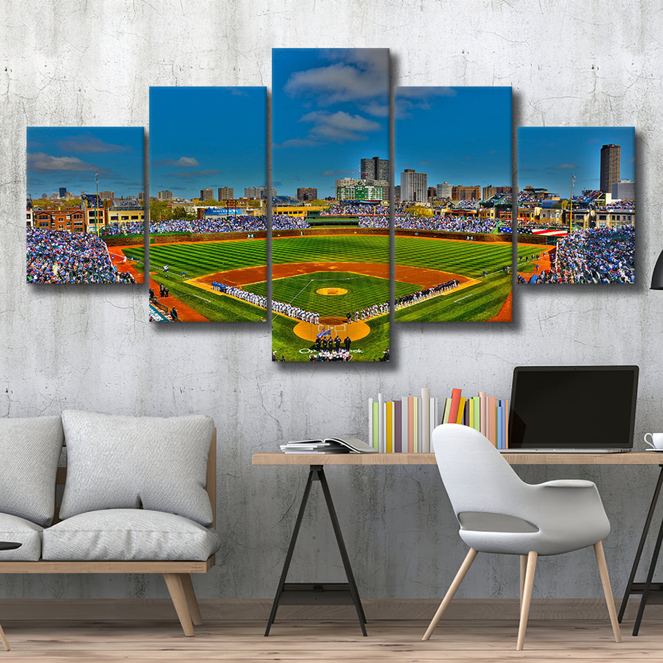 Target Field in Minnesota, Stadium Canvas, Sport Art, Large Canvas, Multi Panels, Canvas Prints Wall Art Decor