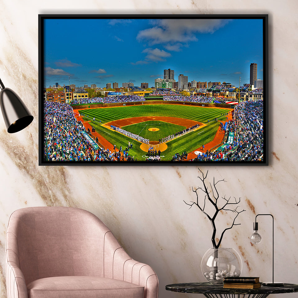 Target Field in Minnesota, Stadium Canvas, Sport Art, Gift for him, Framed Canvas Prints Wall Art Decor, Framed Picture