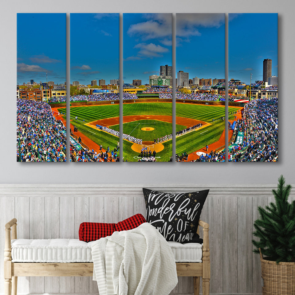 Target Field in Minnesota, Stadium Canvas, Sport Art, Gift for him, Multi Panels B, Canvas Prints Wall Art Decor