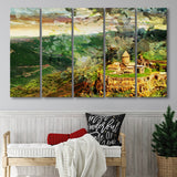 Tatev Monastery Armenia 5 Piece B Canvas Prints Wall Art Decor, Multi Panels,Large Canvas, Home Decor